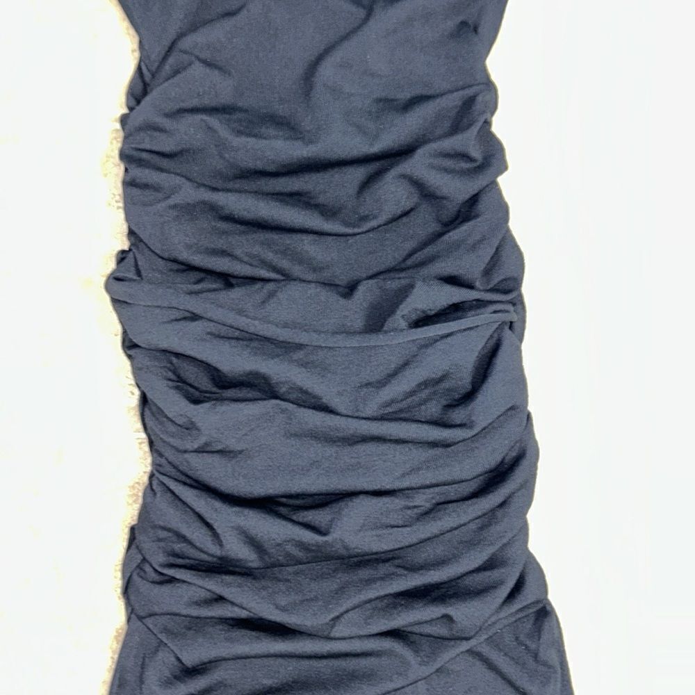 Good American Black Long sleeve Stretchy Mild Wrap Dress(Size 2/Medium) - Picture 7 of 10
